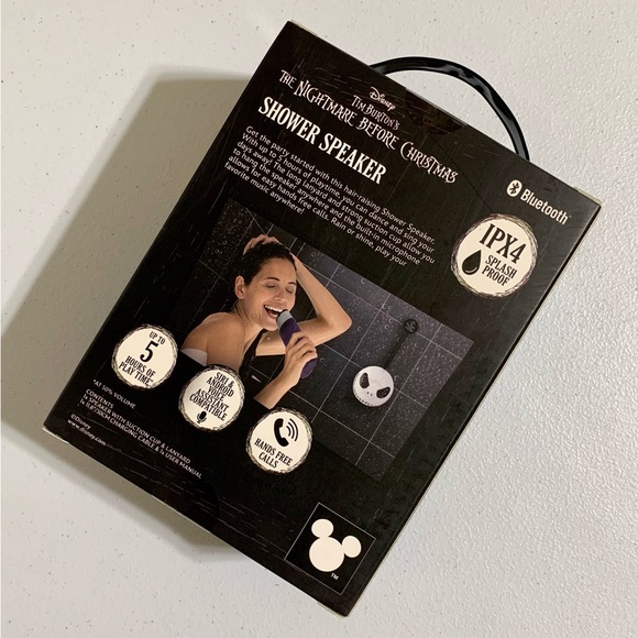 Disney Tim Burton’s The Nightmare Before Christmas Shower Speaker-New in Box - Picture 6 of 10